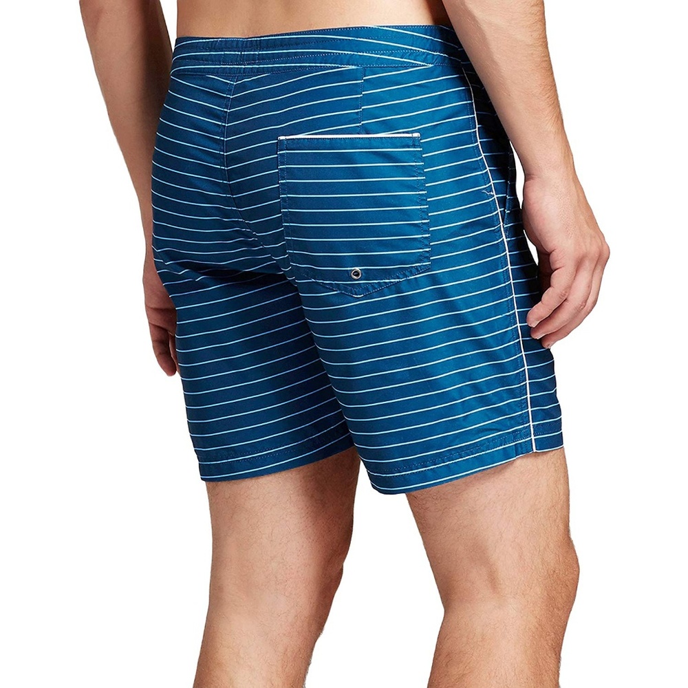 IBIZA Ocean Club Blue Striped Swim Trunks - Picture 2 of 8